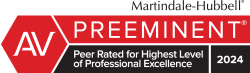 Martindale-Hubbell Preeminent 2024 Badge